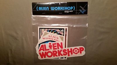 New Alien Workshop Decal 6 Pack Assorted Stickers ~ Series One