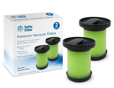 Fette Filter - Vacuum Filter Compatible with Bissell 1610335 Multi Cordless. ...