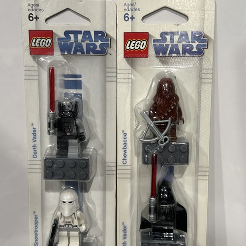 2 LEGO Star Wars Magnets Chewbacca Darth Vader Obi Wan Kenobi Troopers Magnet - Picture 2 of 4