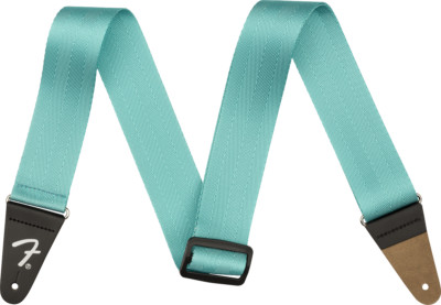 FENDER 2'' Am Pro Seat Belt Strap, Miami Blue