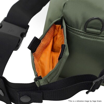 YOSHIDA COMPANY PORTER EXCHANGE PX TANKER WAIST BAG Silver