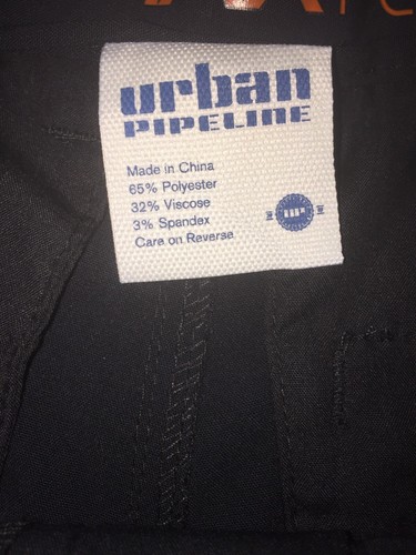 URBAN PIPELINE Flat Front MaxFlex Black SHORTS Mens sz 29 Polyester Blend - Bild 9 von 12