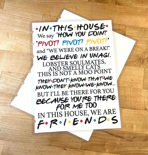 Friends In This House *Pivot* Cover Set 4 use w/ TUL/Arc (8 disc) Planner~ - Picture 3 of 4