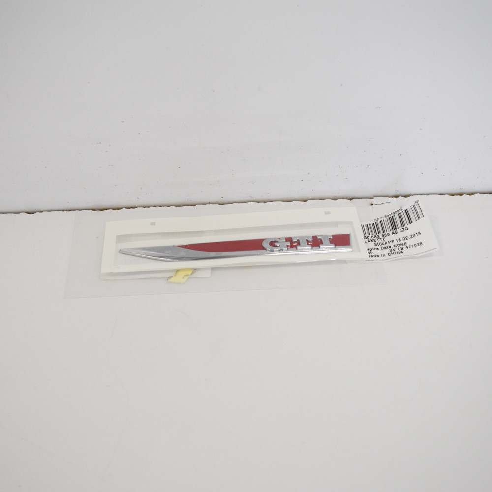 Genuine VW GOLF MK7 Side Fender GTI Chrome Badge Left 5G0853688L