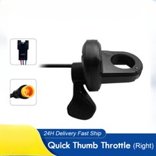 E-bike Throttle 3Pin Waterproof SM Connector Left/Right Hand Finger Throttle