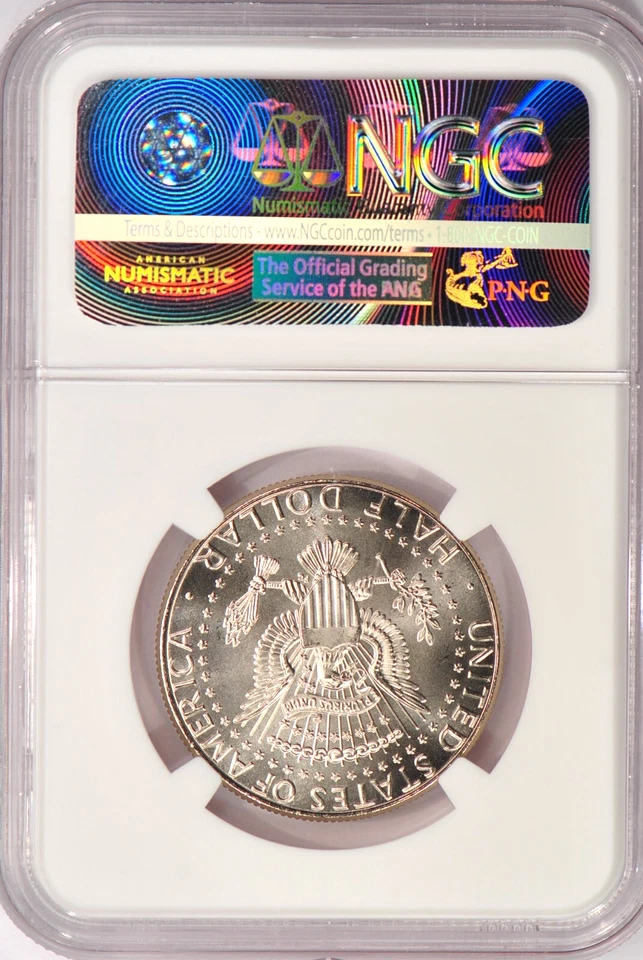 2009 D SMS Kennedy Half Dollar NGC MS 69 SP69 Gem TOP POP Coin 50C - Image 2 of 2