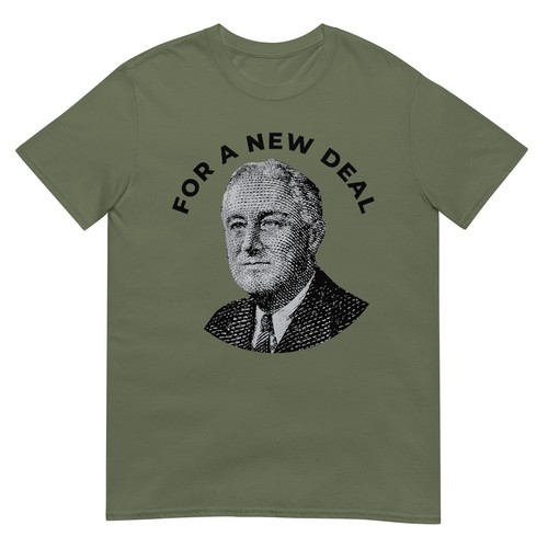 FDR New Deal Camisa Roosevelt New Deal Camiseta Camiseta - Imagen 12 de 17
