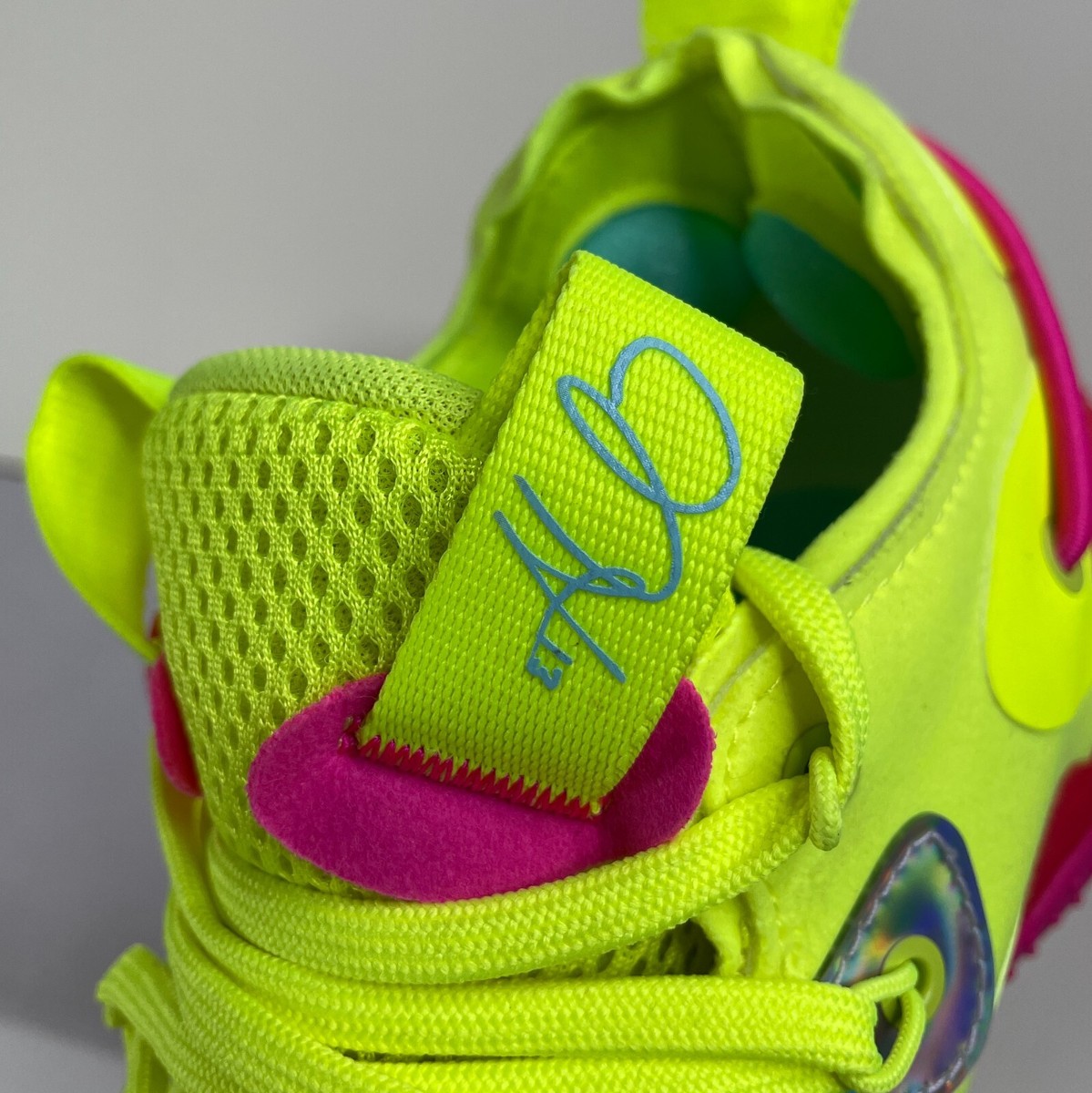 Adidas Harden Vol. 6 SAMPLE Neon Red Pink Athletic Shoes