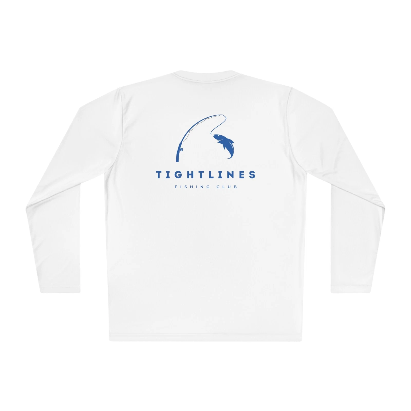 Tightlines Fishing Club Long Sleeve Tee, Lightweight Fishing Shirt, Outdoors