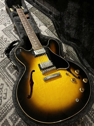 Gibson Memphis ESDPA-335 Dot Vintage Sunburst USA 2005 Semi Hollow E.Guitar