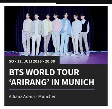 BTS World Tour | So, 12.07.2026 München Allianz Arena 1 Sitzplatz - Beste Sicht
