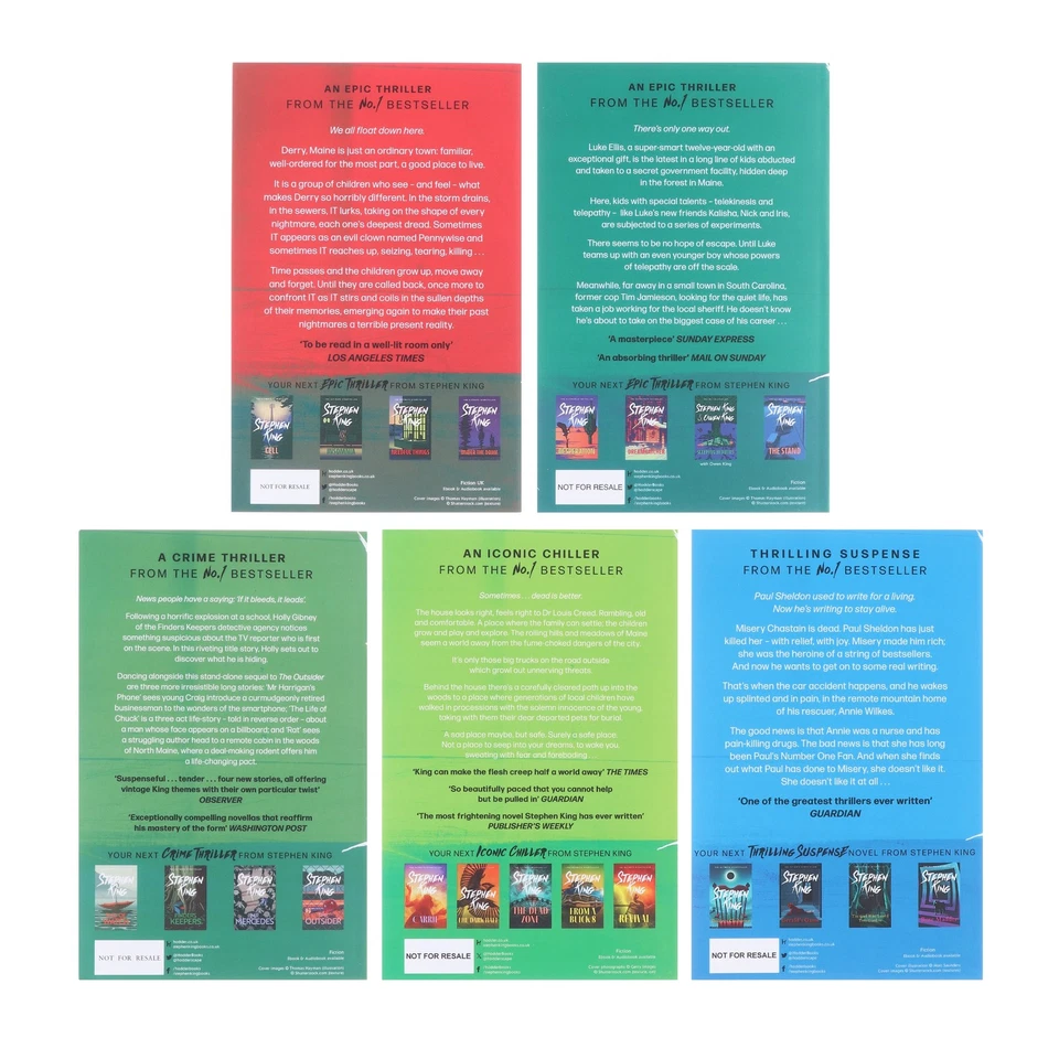 Stephen King Epic Classic Collection 5 Books Box Set - Fiction - Paperback - Image 3 of 4