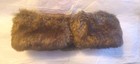 Vintage  Gen Mink Fur  Collar Lined W/butns, Tops. Brown Sable  23x4 Accessories — photo 2