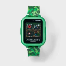 Boys' Minecraft Light Up Interactive Watch - Green