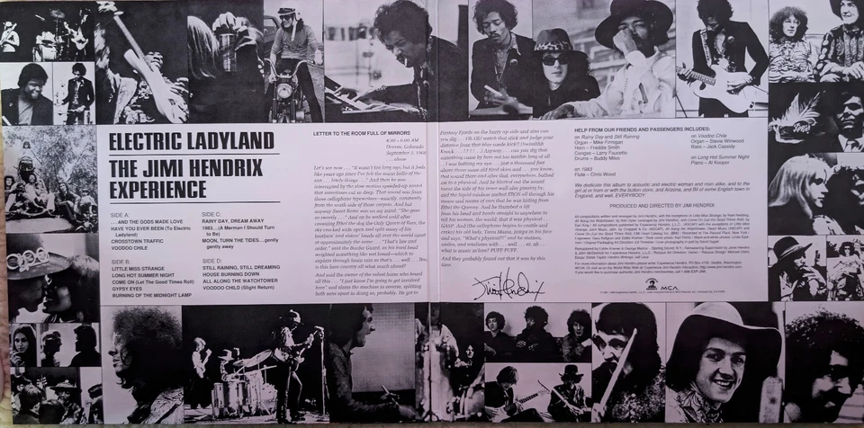 Jimi Hendrix Electric Ladyland remastered, 2x Mint vinyl ultrasonically cleaned Foto 4 de 4