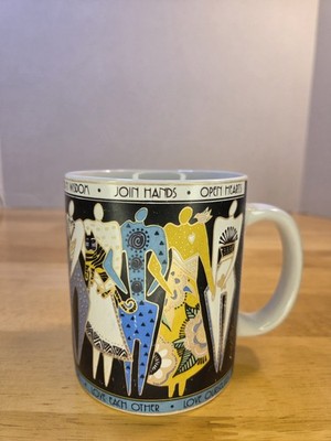 1995 Laurel Burch The Spirit of Womankind Coffee Mug