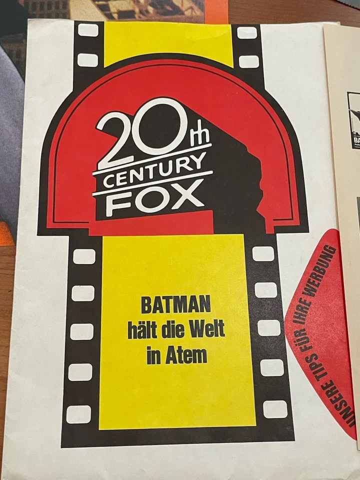 Adam West 1966 Batman винтажный пресс-комплект Fox Германия - Изображение 3 из 4
