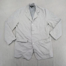 Tommy Bahama Jacket Mens Small Gray Island Soft Silk Blazer Sport Coat Casual