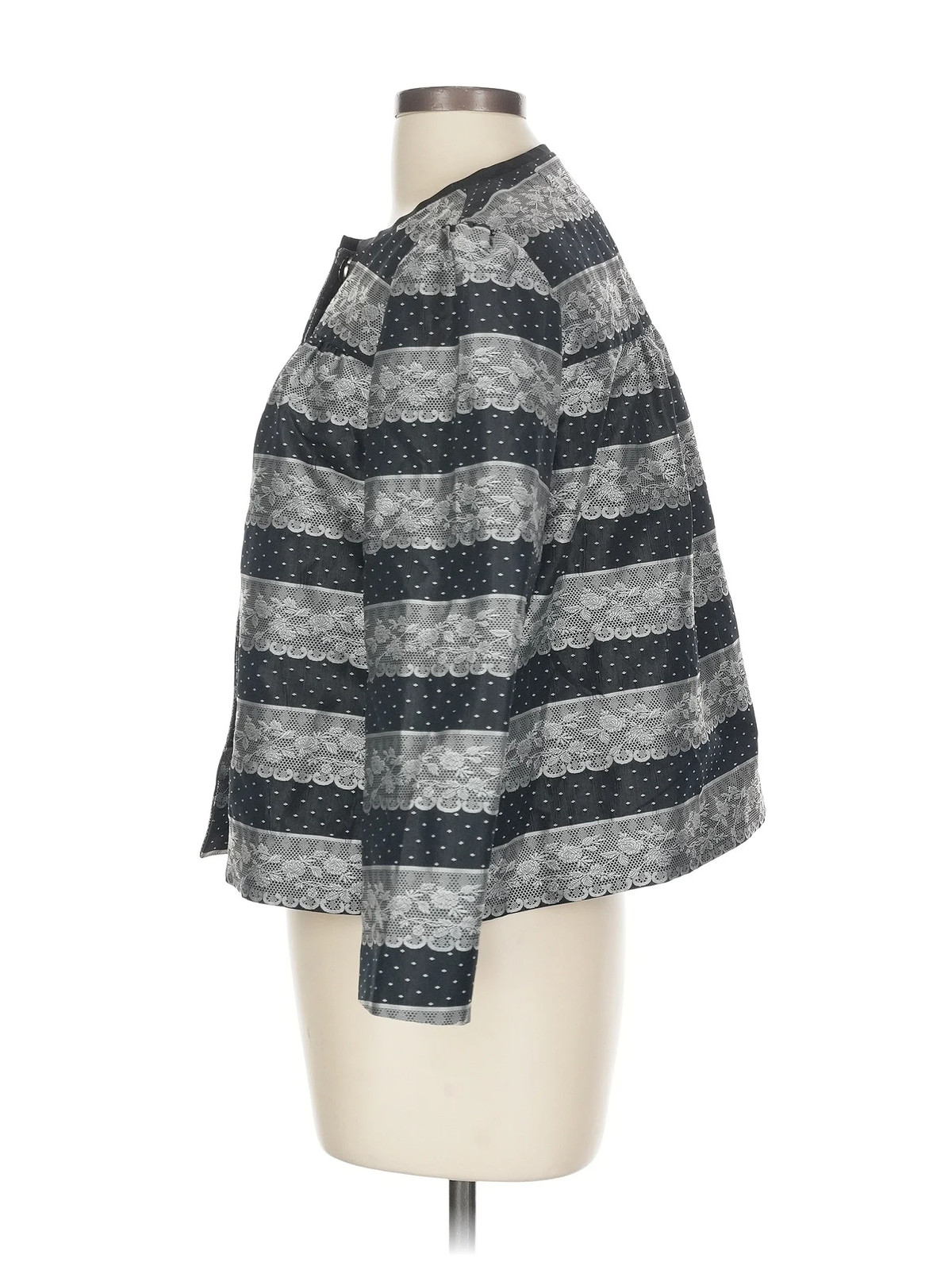 RED Valentino Women Gray Jacket 48 italian thumbnail 4