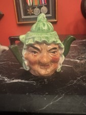 Vintage Artone Hand Painted Miniature Toby Jug/teapot - Mrs. Gamp