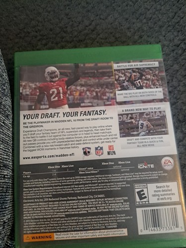 Madden NFL 16 (Microsoft Xbox 360, 2015) GOOD PRE-OWNED CONDITION - Picture 9 of 12