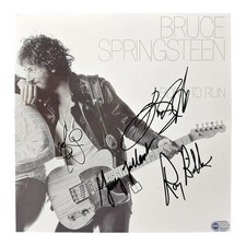 BRUCE SPRINGSTEEN & E STREET BAND SIGNED BORN TO RUN LP (ACG CERT AG16535)