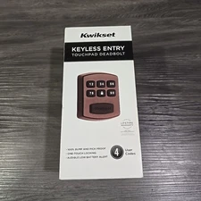 Kwikset Keyless Entry Touchpad Deadbolt 99050-004 Left And Right Hand Door