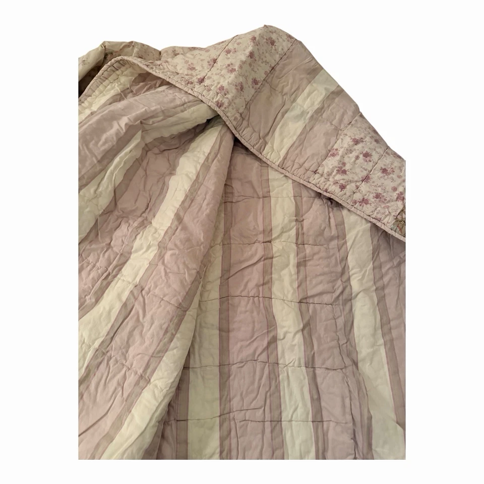 Edredón Simply Shabby Chic Castillo Rosa Patchwork Tamaño Doble  Foto 3 de 4