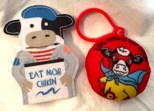 Chik Fil A Ornament Clip & Finger Puppet