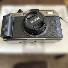 Pentax 17 Compact 35mm Film Camera Silver/Black Excellent JP