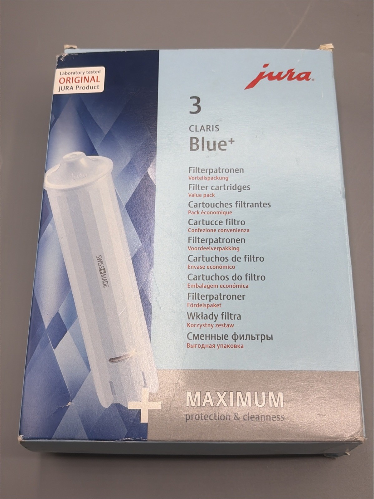Jura 24231 Filter Cartridge Claris Blue+ Water Filter - Set 