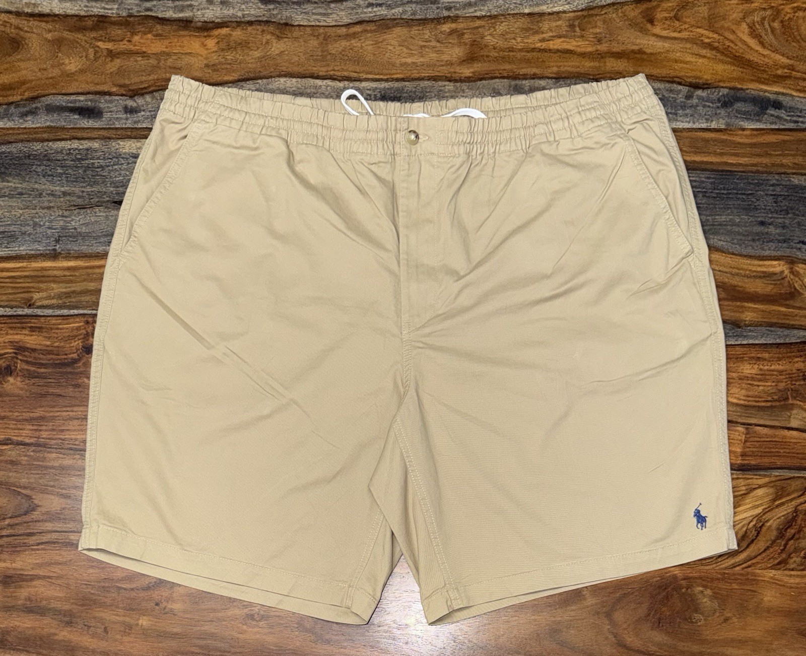 Polo Ralph Lauren Men’s Big & Tall Classic Fit Prepster Shorts Khaki Size 2XLT