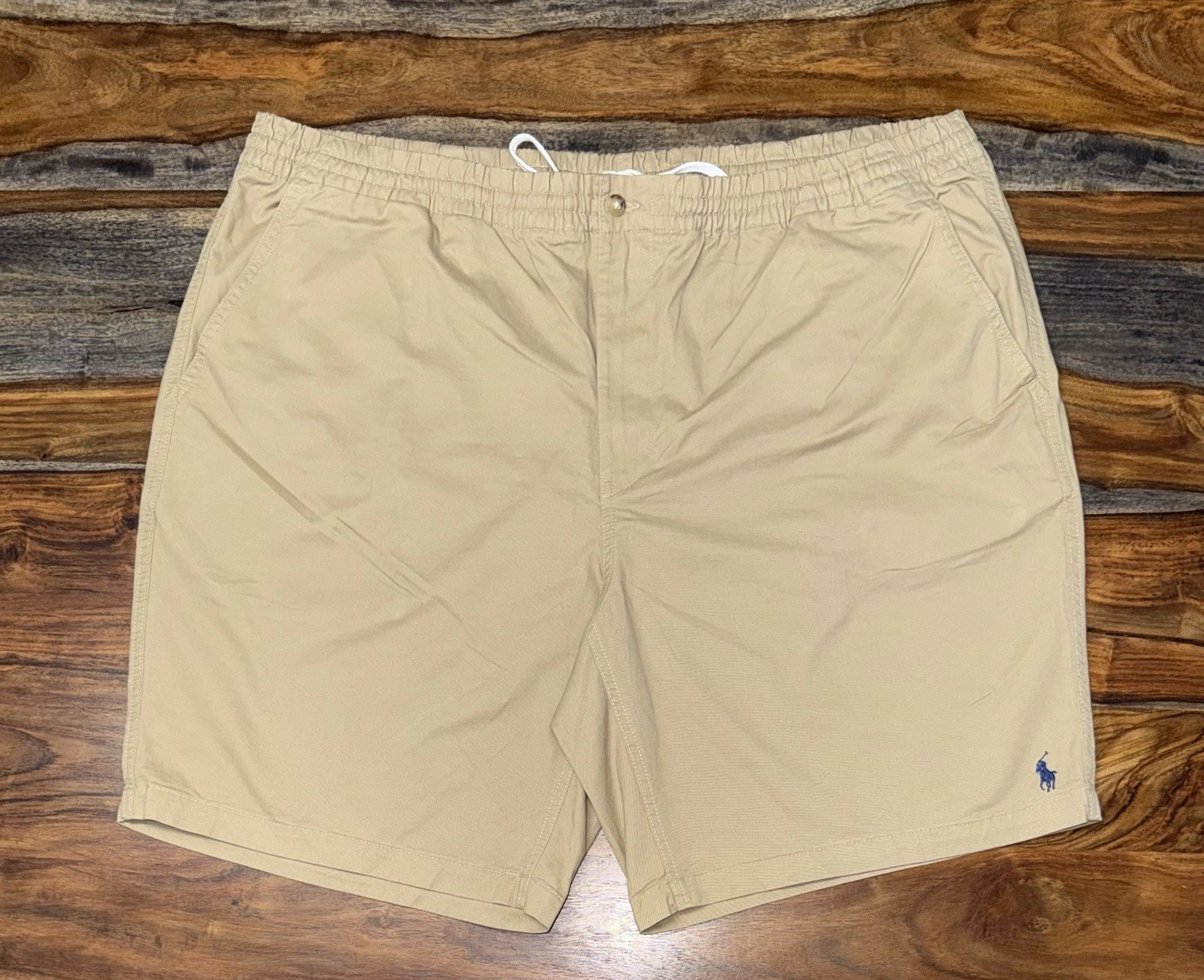 Polo Ralph Lauren Men’s Big & Tall Classic Fit Prepster Shorts Khaki Size 2XLT