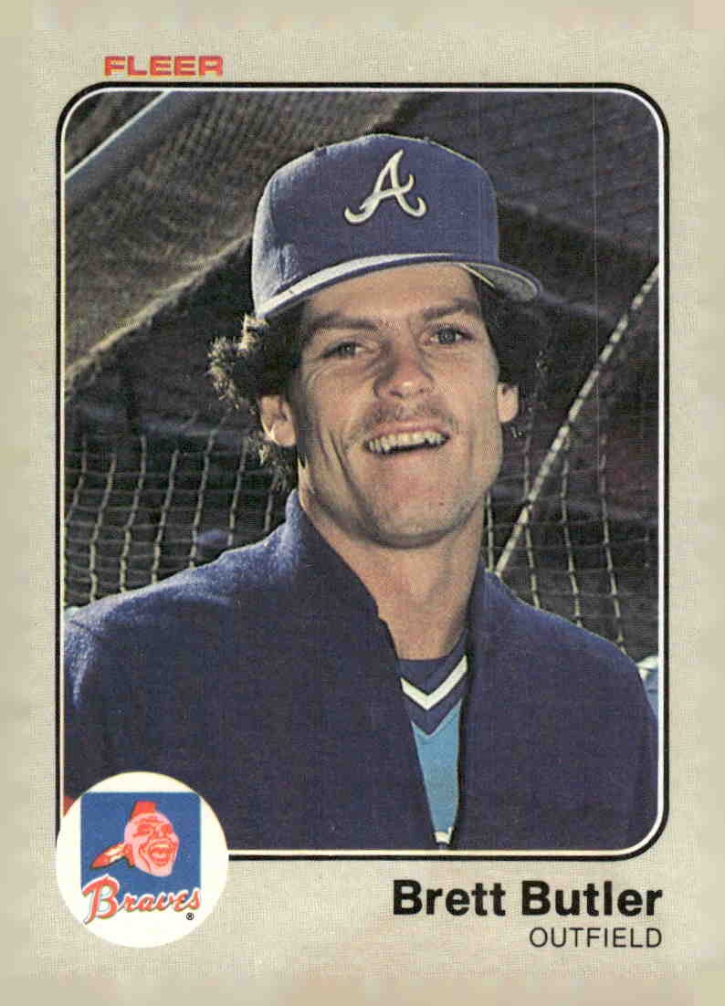 1983 Fleer #132 Brett Butler