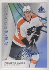 2019 Upper Deck SP Game Used Authentic Rookies Blue Philippe Myers #119 Auto zy1