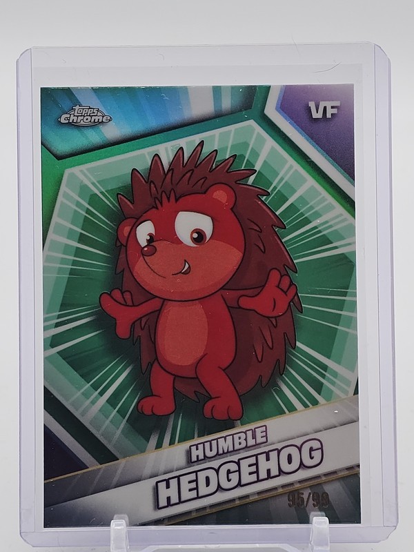 HUMBLE HEDGEHOG 2026 TOPPS CHROME VEEFRIENDS VF GREEN REFRACTOR /99 #97 Q7472