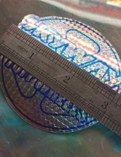Skyway Tuff Wheel Bmx Decals Holographic 3" Stickers For Number Plate Etc