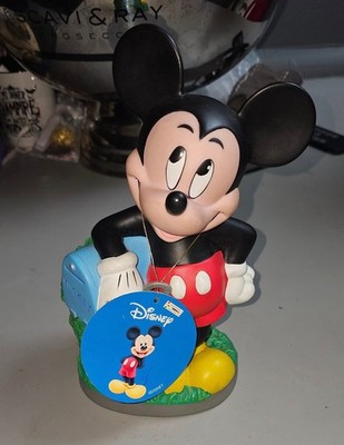 Disney Mickey Mouse Micky Maus Spardose PVC Bully Bullyland etickett schlüssel