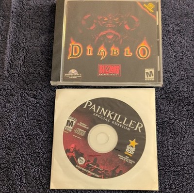 Blizzard Diablo & DreamCatcher Painkiller PC Special Edition Shooter RPG Manual