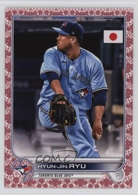 2022 Topps Japan Edition Cherry Blossoms 38/99 Hyun-Jin Ryu #104 08k5
