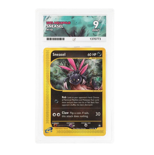 Sneasel graded ACE 9 for sale on eBay