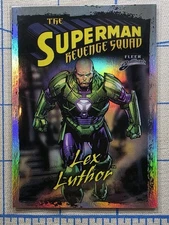 Fleer Brilliants - Lex Luthor RS-1 - The Superman Revenge Squad - DC Comics Card