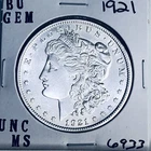 1921 BU GEM MORGAN SILVER DOLLAR UNC MS+++ U.S. MINT RARE COIN 6933