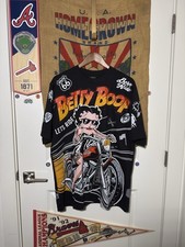 2022 Modern BETTY BOOP Biker “Born to Ride” AOP Size XL