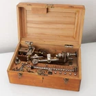 Watchmakers Lorch 8mm Lathe Kit Box Vintage Cross Slide Germany