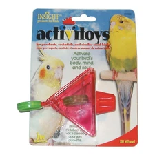JW Pet ActiviToy Tilt Wheel Bird Toy Assorted 1ea/One Size