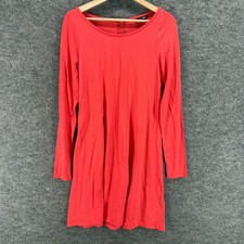 New Express Mini Dress Women M Medium Pink Short Zipper Long Sleeve Cotton