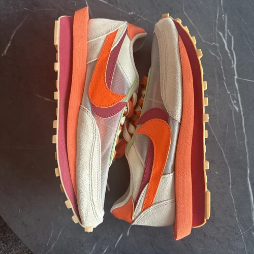 Größe 8 - Nike sacai x Clot x LDWaffle Net Orange Blaze