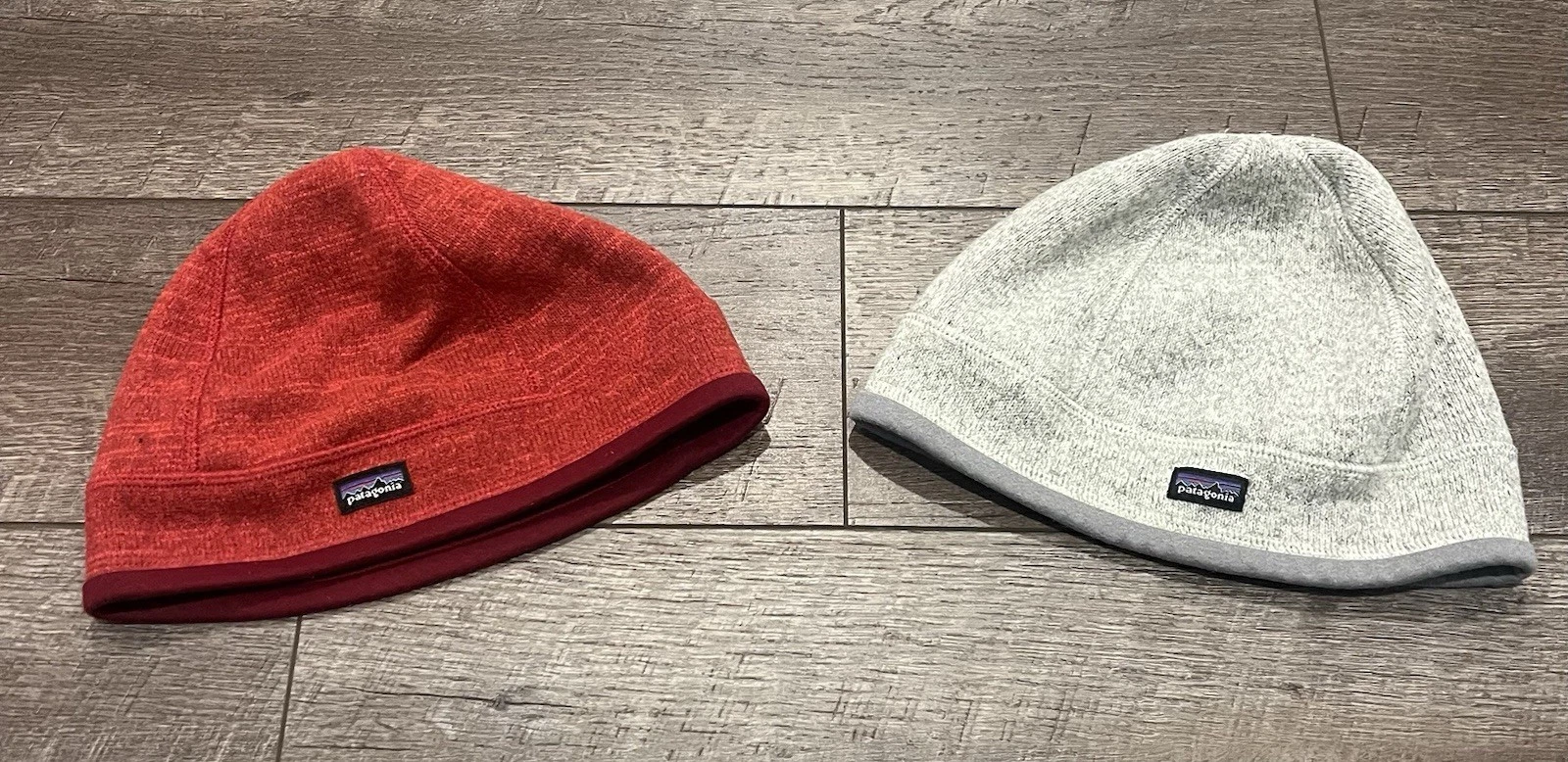 Patagonia Fleece Beanie Hat. Lot of 2