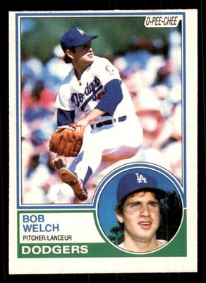 1983 O-Pee-Chee #288 Bob Welch Los Angeles Dodgers